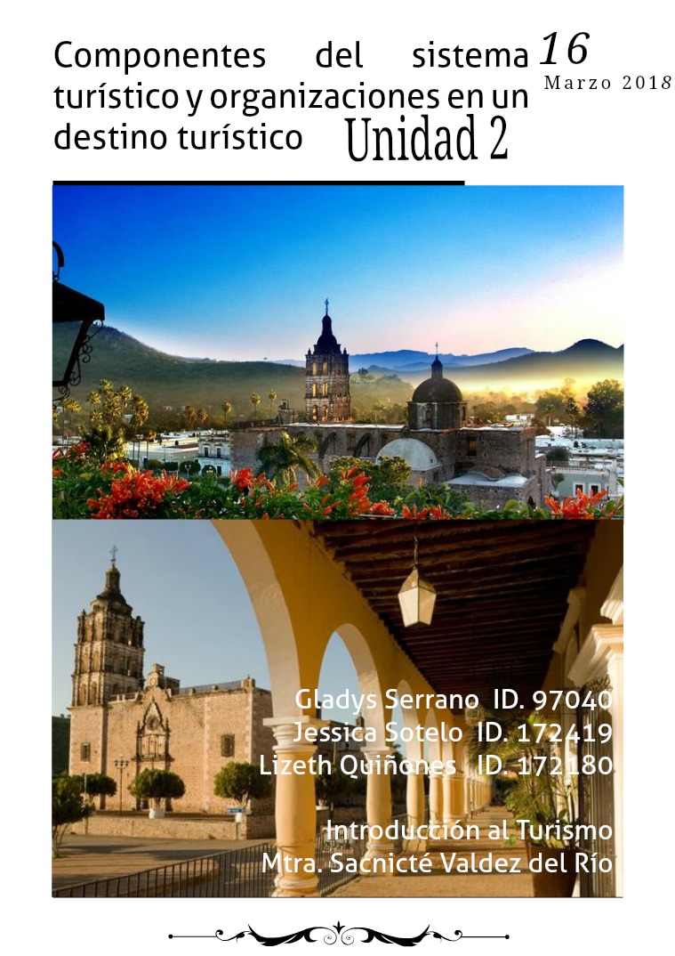 Sistema turístico en Álamos, Sonora, México. 1