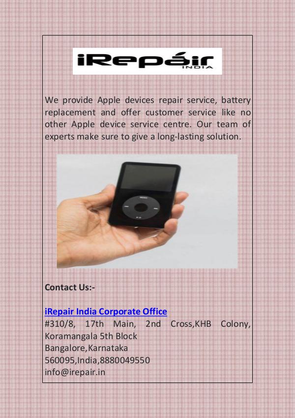 iPad Repair Service Center in Hyderabad Search iphone Service Center at iRepair India