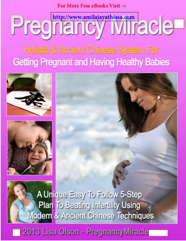 Get Pregnancy Miracle Review PDF eBook Book Free