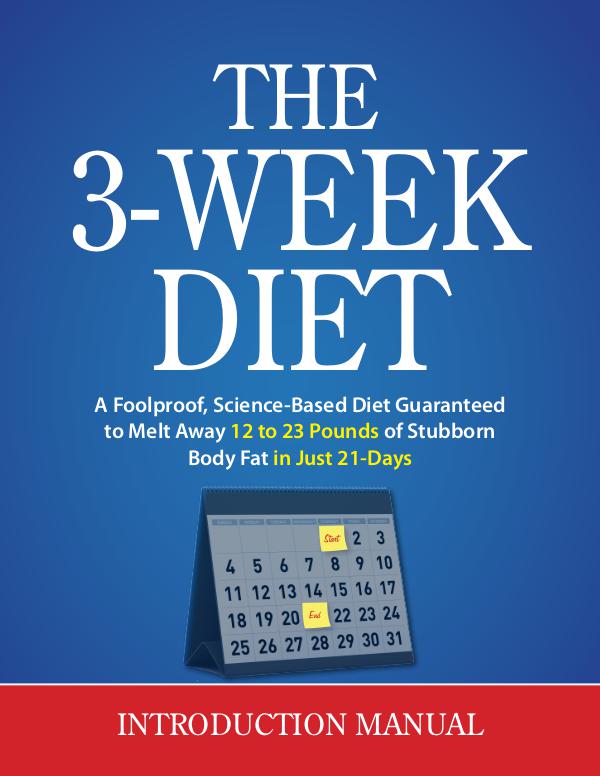 The 3 Week Diet Review PDF eBook Book Free