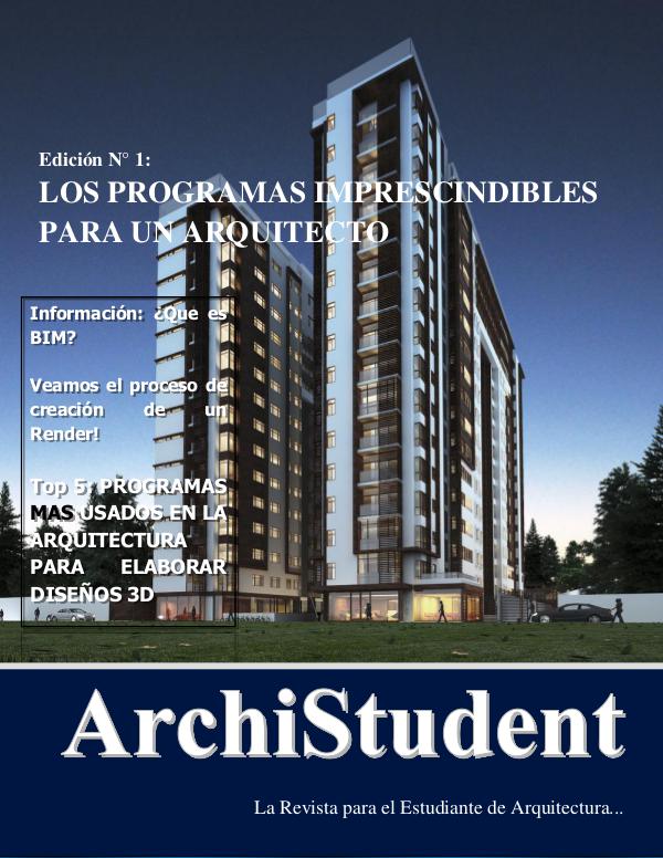 ArchiStudent - Programas Especializados en Arquitectura Revista Programas para arquitectos
