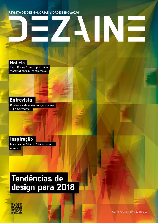 Minha primeira Revista Revista DEZAINE - Edição 1