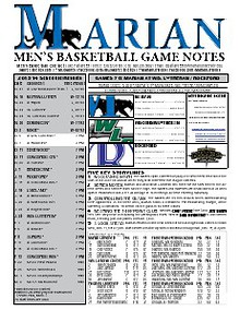 Men's Basketball Game Notes