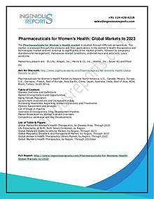 Women’s Health Market|Worth (CAGR) of 4.2% for the period of 2018-202