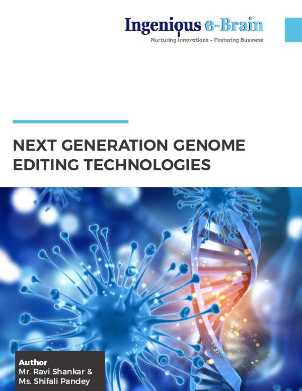 NEXT GENERATION GENOME EDITING TECHNOLOGIES Next-Generation-Genome-Editing-Technologies