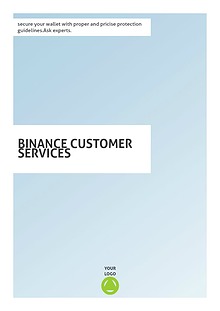 Binance Customer Service 18443665999