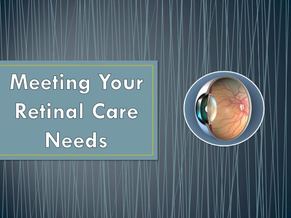 RETINA CARE CONSULTANTS. P.A. Meeting Your Retinal Care Needs