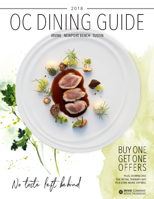 OC Dining Guide Dining Guide _June 5 2018