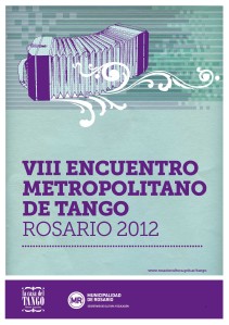 VIII Encuentro Metropolitano de Tango Rosario - Programa Jun. 2012