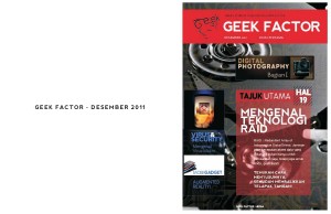 Geek Factor Magezine Dec. 2011