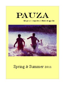 Pauza Magazine Spring & Summer 2011
