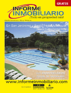 REVISTA INFORME INMOBILIARIO Edición 179, año 14, enero de 2013