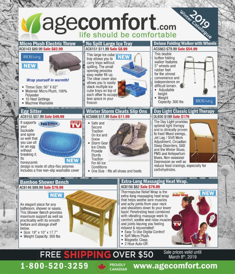 Age Comfort Winter 2019 Catalogue