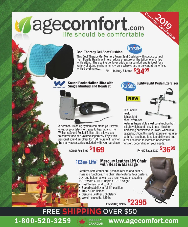 AgeComfort Christmas 2019 Catalogue