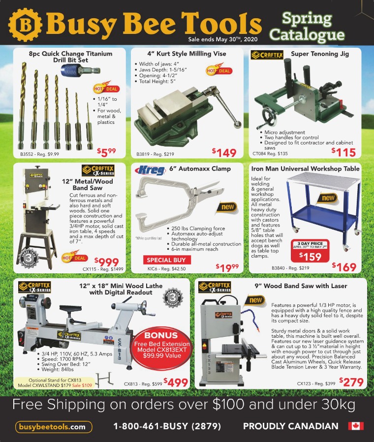 Busy Bee Tools 2020 Spring Catalogue