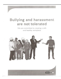 Office Bullying and Harassment Policy Volumn 2013