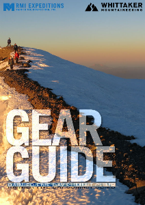 RMI and Whittaker Mountaineering Gear Guides Rainier Five Day Summit Climb