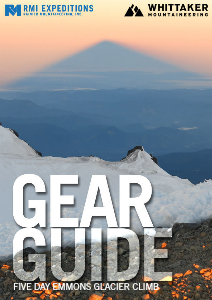 RMI and Whittaker Mountaineering Gear Guides Rainier Five Day Emmons Glacier Climb