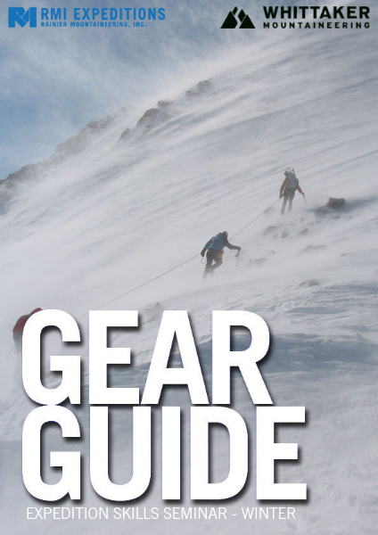 RMI and Whittaker Mountaineering Gear Guides Expedition Skills Seminar - Winter