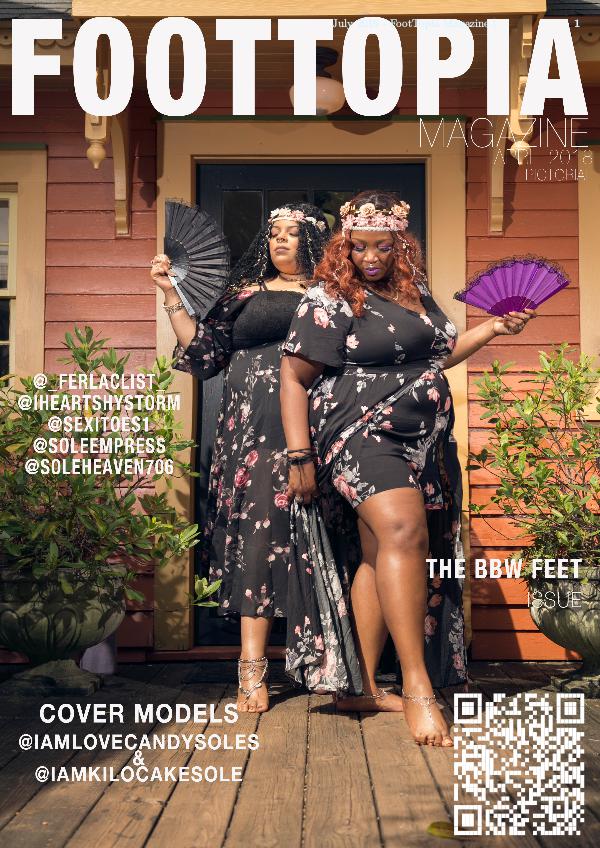 Foottopia Magazine BBW Feet Issue BBW FEET April 2018 Magazine