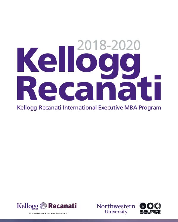 Kellogg Recanati 2018-2020 Kellogg_Recanati_2018-2020_web