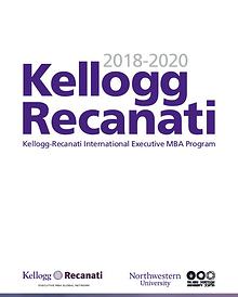 Kellogg Recanati 2018-2020