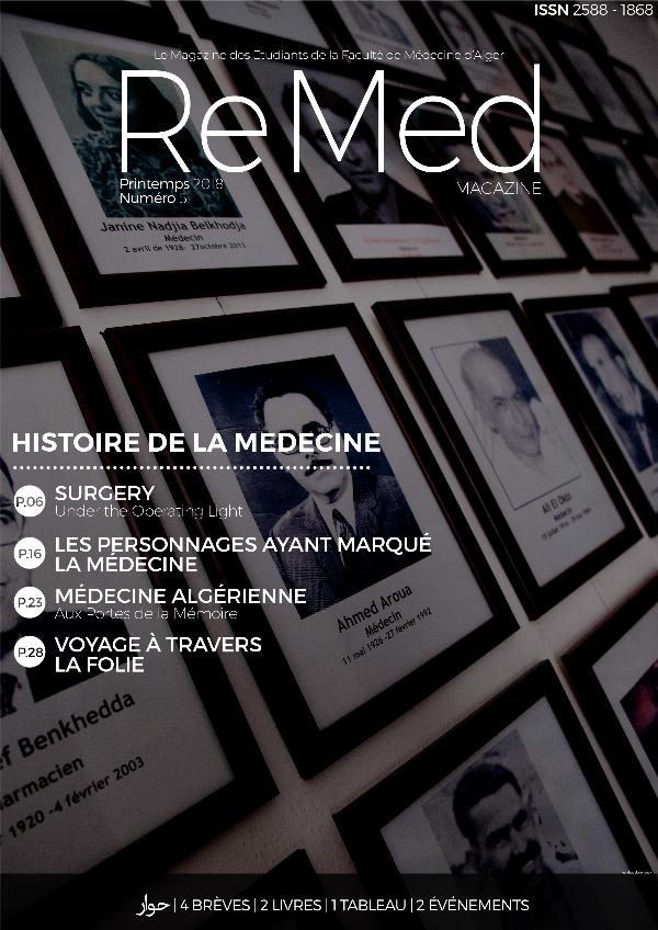 ReMed 2018 Remed 5 - Histoire de la Médecine