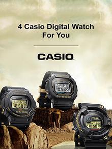 4 Casio Digital Watch for You