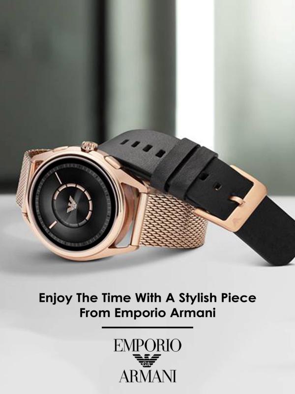 Enjoy The Time With A Stylish Piece From Emporio Armani Enjoy The Time With A Stylish Piece From Emporio A