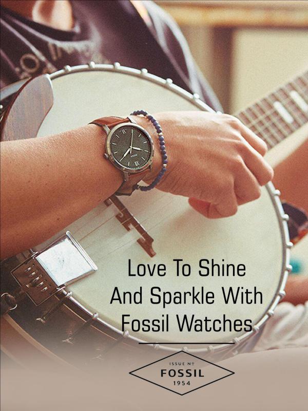 Love To Shine And Sparkle With Fossil Watches Love To Shine And Sparkle With Fossil Watches-