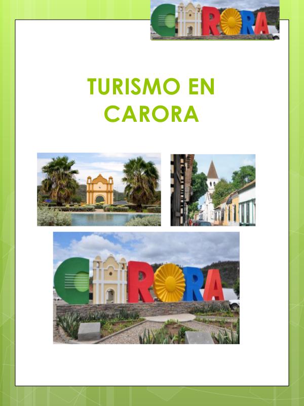 Turismo en Carora TURISMO EN CARORA, GRUPO NRO 3