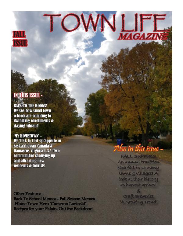 Town Life Magazine Fall Edition 2019