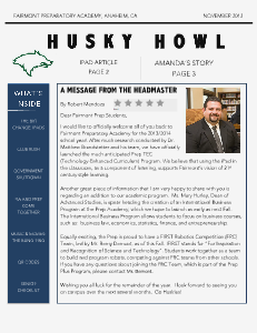 Husky Howl November 2013