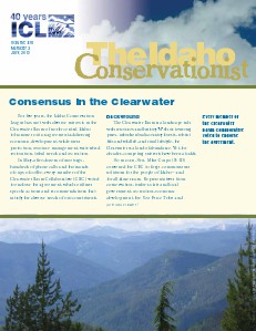 Idaho Conservationist, July 2013 Vol. XVI, Number 2