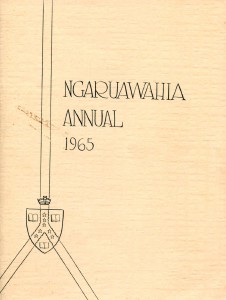 Ngaruawahia High School Yearbook 1965