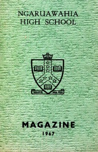 Ngaruawahia High School Yearbook 1967