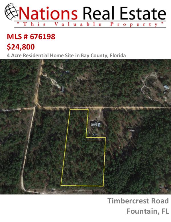 Nations Real Estate Portfolio of Properties Timbercrest Road, Fountain, FL