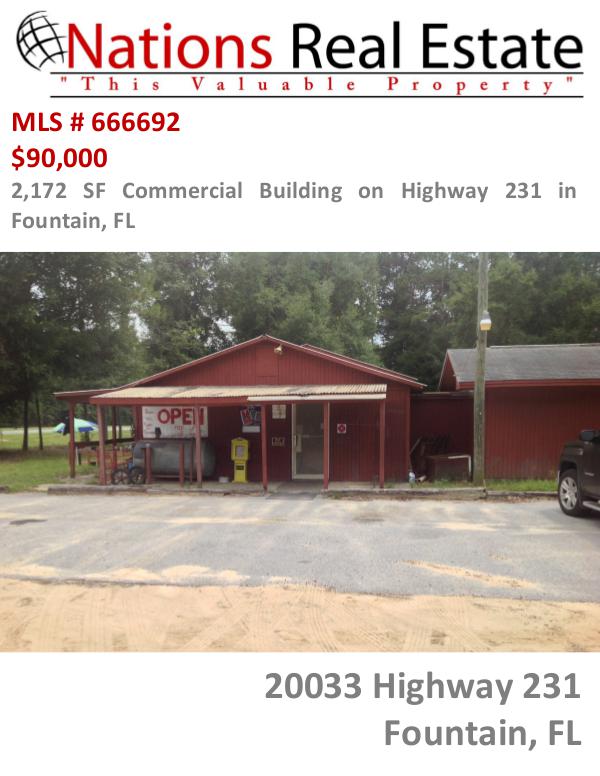 Nations Real Estate Portfolio of Properties 20033 US Highway 231, Fountain, FL