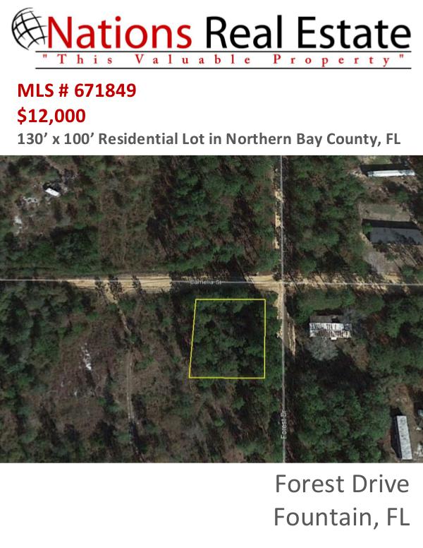 Forest Drive, Fountain, FL 32438