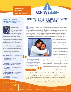 ACHIEVEability Fall-Winter 2013 Newsletter Nov. 2013