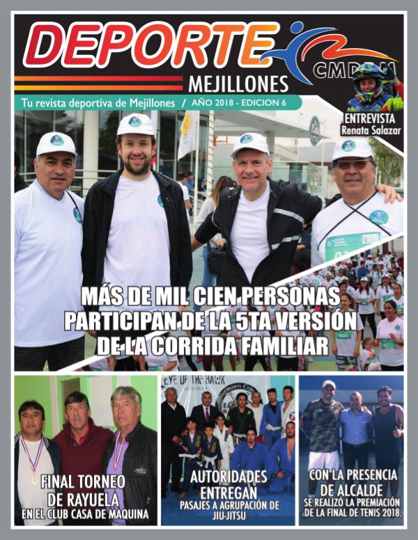 Deporte Mejillones - Edición Numero 6 REVISTA DEPORTE MEJILLONES AGOSTO 2018