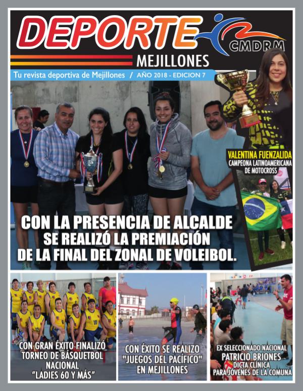 Deporte Mejillones - Edición Numero 6 REVISTA DEPORTE MEJILLONES EDICION N7