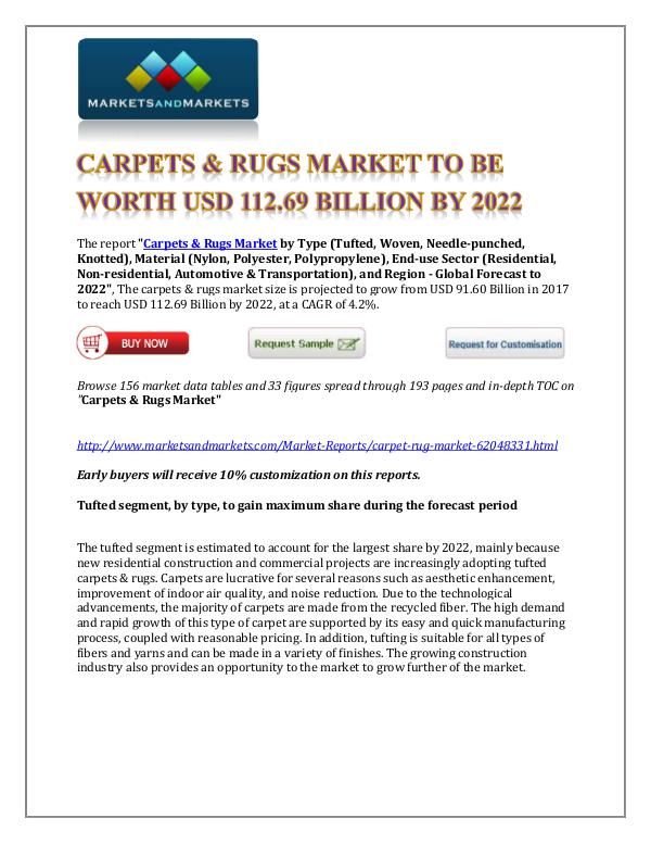 Chemicals and Materials Carpets & Rugs Market new
