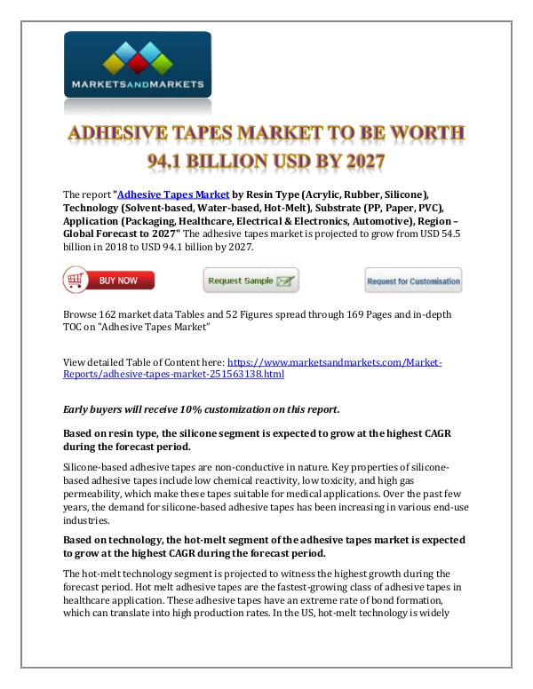 Chemicals and Materials Adhesive Tapes Market New1
