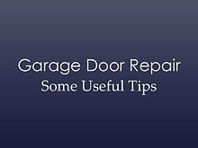 Garage Doors Repair Service