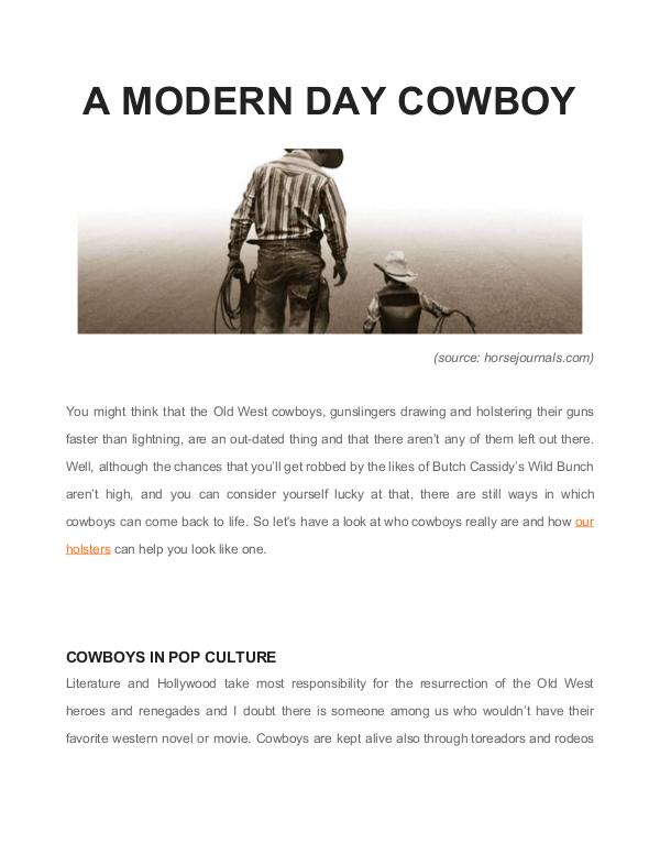 A Modern Day Cowboy Untitled document