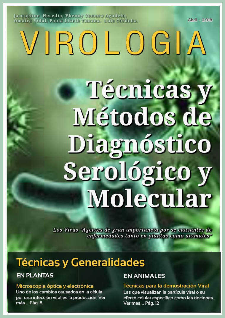 DIAGNOSTICO DE ENFERMEDADES CAUSADAS POR VIRUS VIROLOGIA