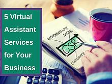 5 Virtual Assistant Services for Your Business