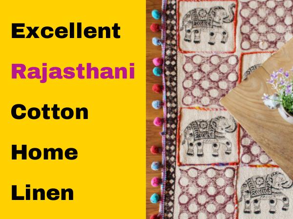 Excellent Rajasthani Cotton Home Linen Excellent Rajasthani Cotton Home Linen