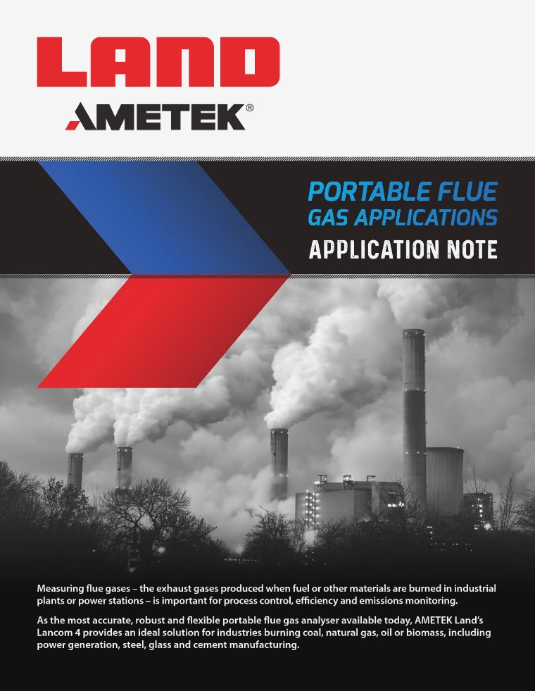 Portable Flue Gas Applications Edition 1
